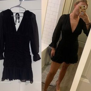 Black Long Sleeved Dress